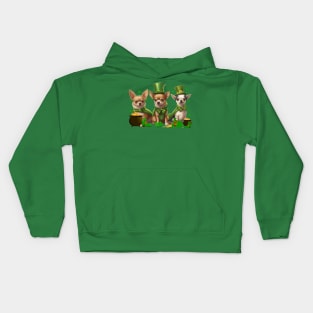 My Chihuahua Is My Lucky Charm St Patricks Day Kids Hoodie